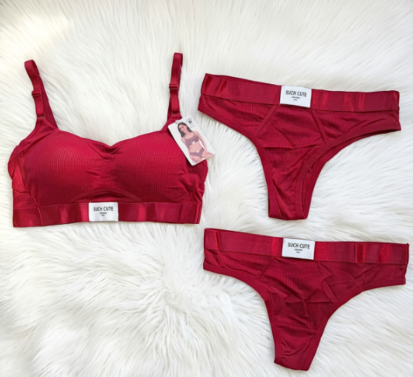 Producto - CONJUNTO 3 PIEZAS CORPIÑO VEDETINA Y COLALES MORLEY NEEDFEEL COD.120 X6 UNIDADES