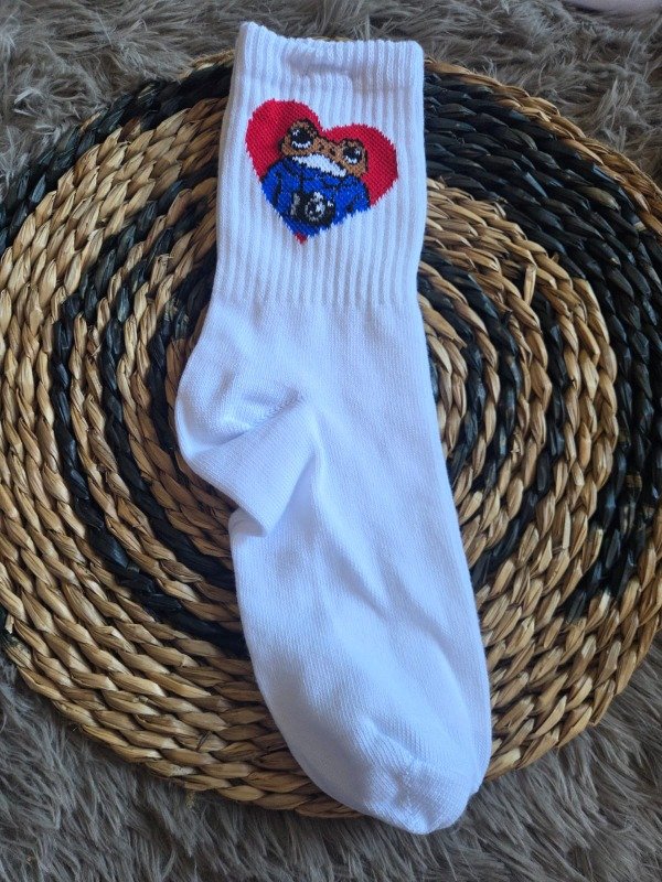 Producto - Medias 3/4 de algodon Bad Bunny corazon