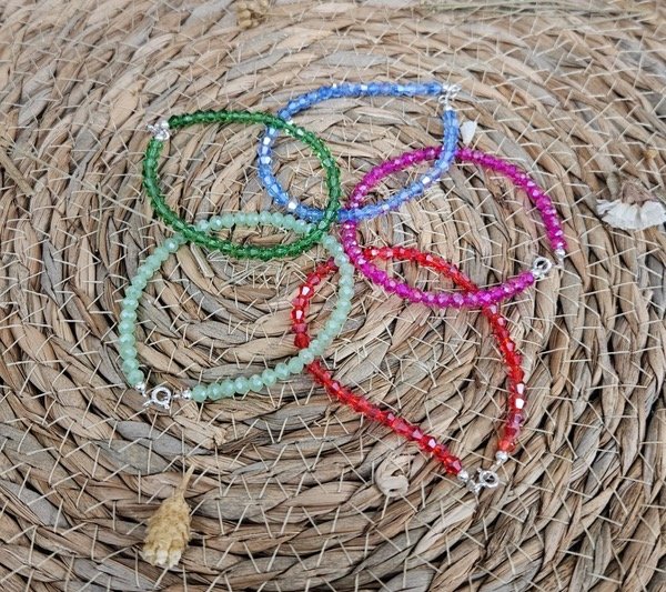 Producto - Pulsera Cristal Fucsia