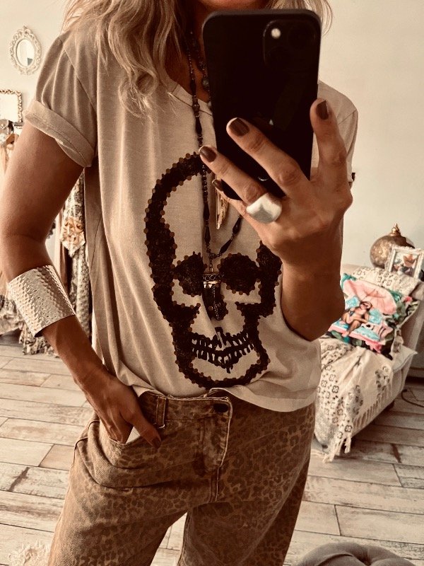 Producto - Remera santos beige