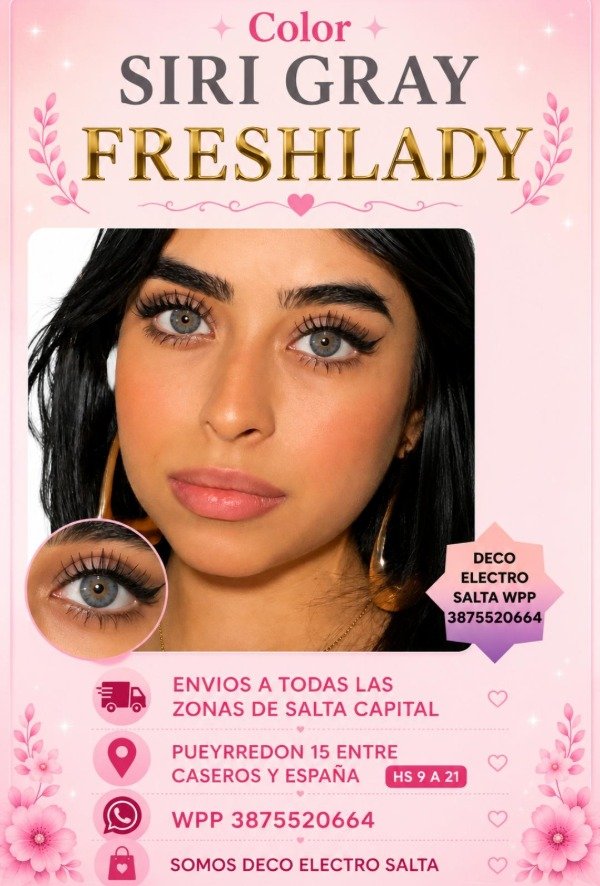 Producto - Siri gray FRESHLADY lente de contacto