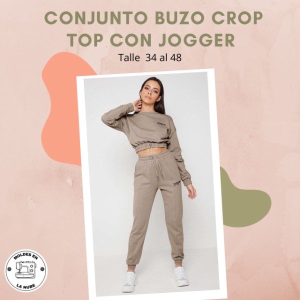 Producto - Conjunto Jogger + Buzo Crop