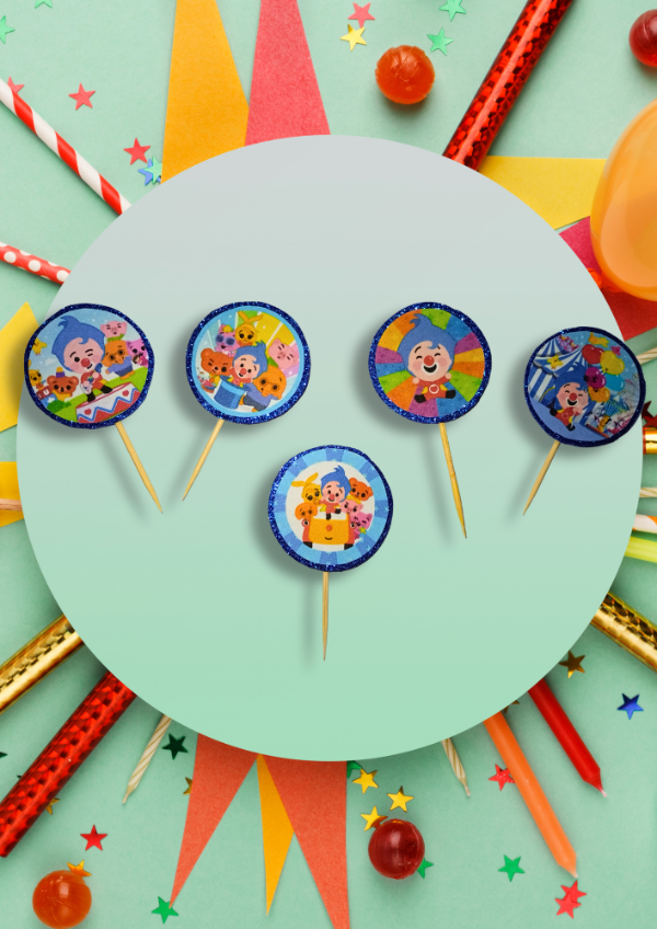 Producto - Toppers p/cupcakes -Plim Plim