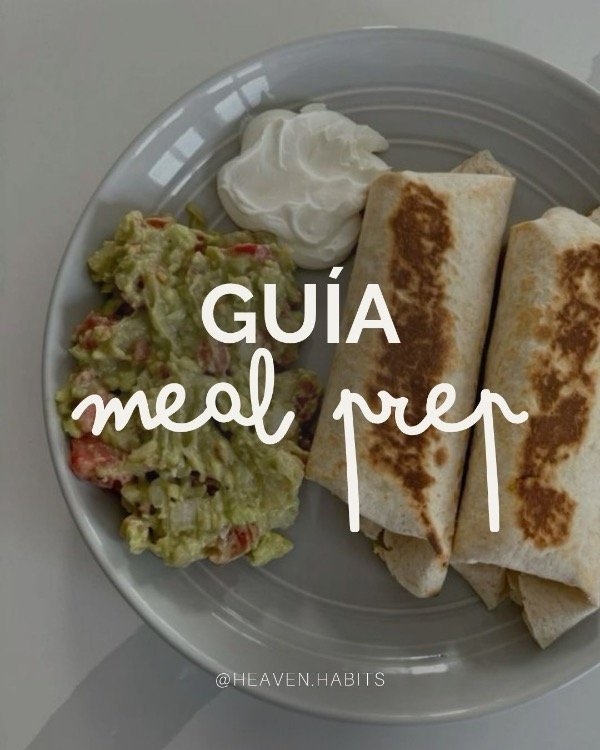 Producto - GUÍA MEAL PREP Y ORGANIZACIÓN - 0