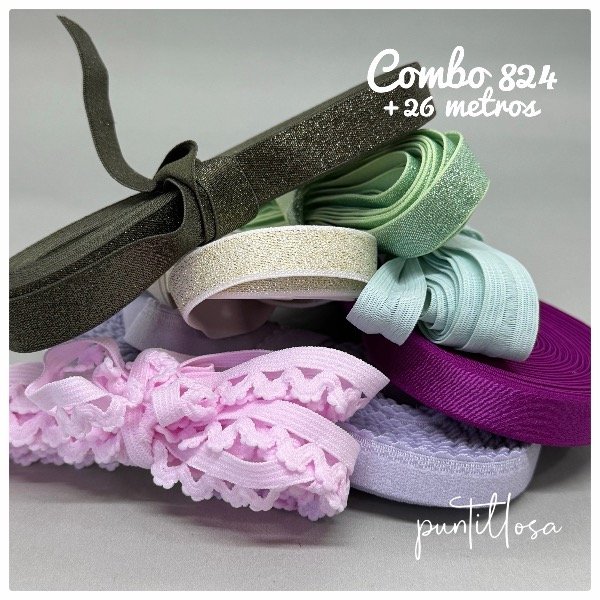 Producto - Combo 424- Elásticos Surtidos +26 metros