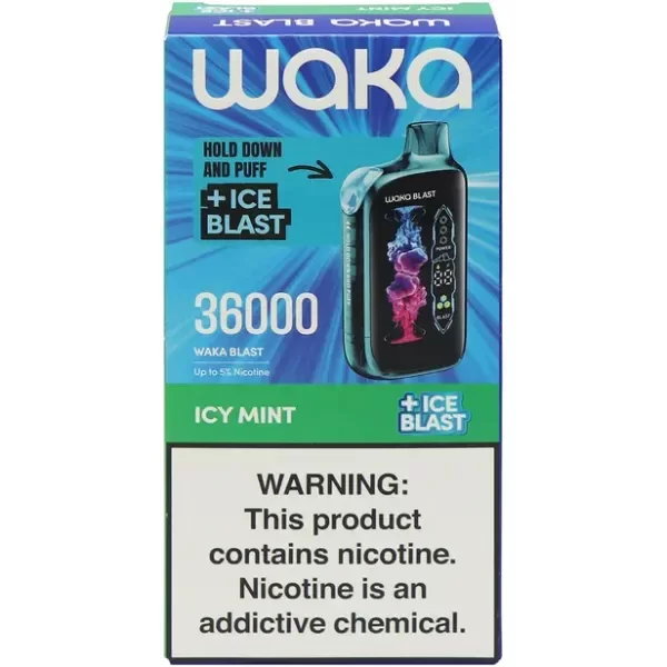 Producto - (POD DESCARTABLE) WAKA 36K BLAST - ICE MINT