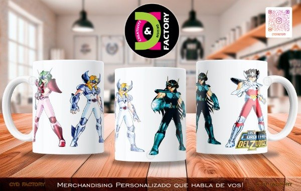 Producto - Taza - Anime - Caballeros del Zodiaco - TZ-RT-BL-11OZ-29-ANM-CDZ