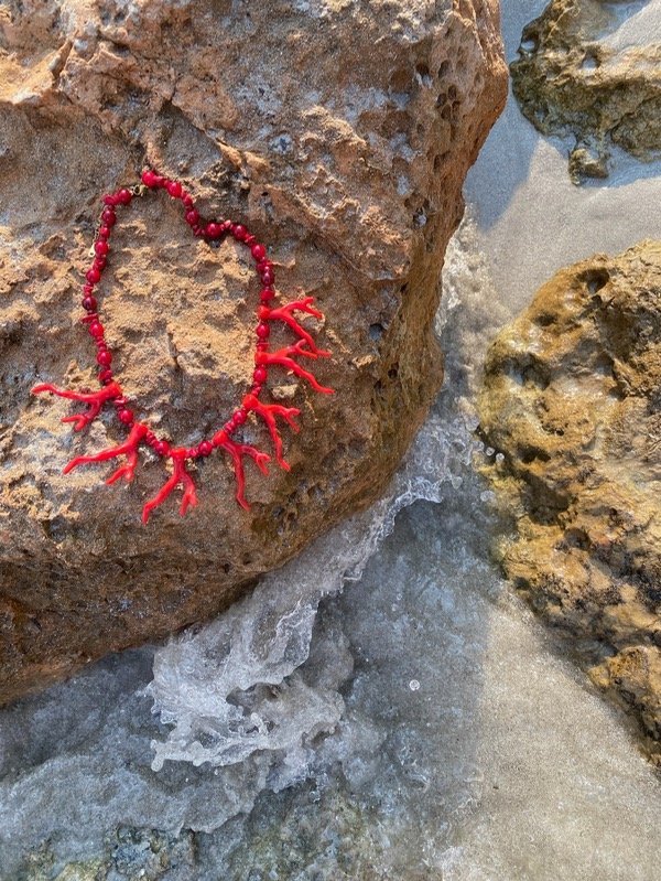 Producto - Collar Corales Rojo Mediano