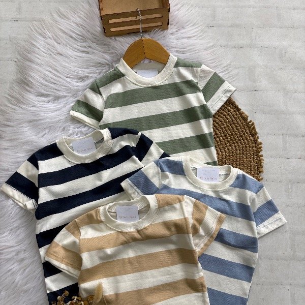 Remera rayada azul — imagen 2
