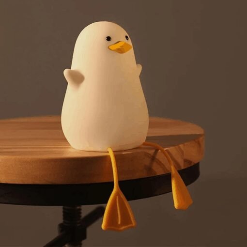 Producto - Lámpara Velador Silicona RGB Patito QY-005 6869