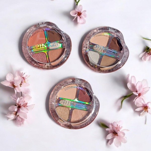 Producto - Mini Paleta Pink 21  Sombras + Iluminador