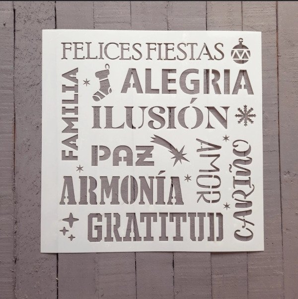 Producto - SNA 180 Stencil Palabras