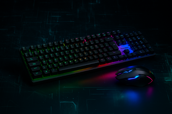 Producto - Set teclado y mouse rgb usb
