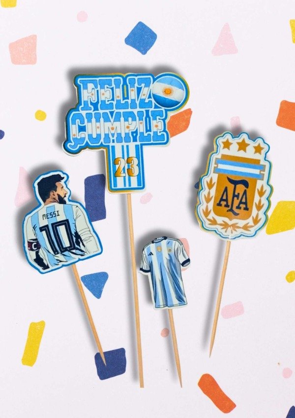 Producto - Toppers- Messi y la selección