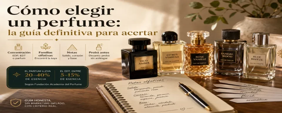 Cómo elegir un perfume: la guía definitiva para acertar — portada de TresorParfums