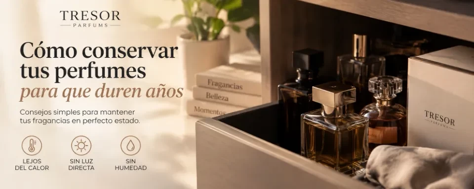 Cómo conservar tus perfumes para que duren años — portada de TresorParfums